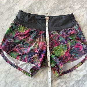 lululemon athletica Multicolor Floral Athletic Speed up Shorts